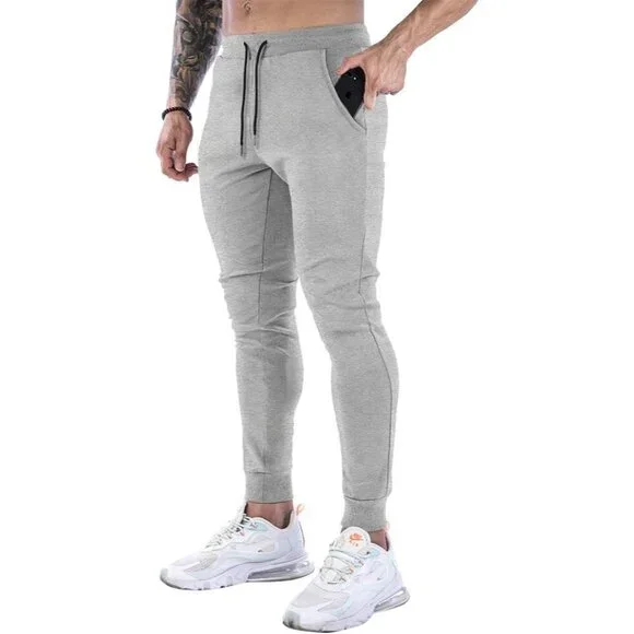 Men's Slim Joggers Gym Workout Pants,Sport Training Tapered Sweatpants,Casual At - Picture 1 of 6